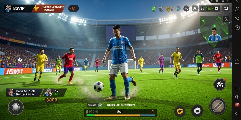 Gameplay seru di lapangan sepak bola terbaik