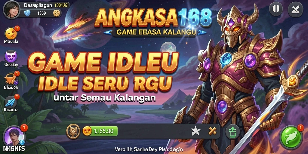 Tangkapan layar permainan ANGKASA168 menampilkan gameplay Idle yang menarik.