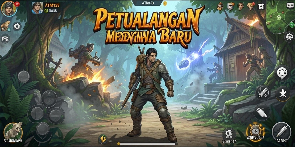 Tampilan gameplay menegangkan dan penuh warna dari ATM138.