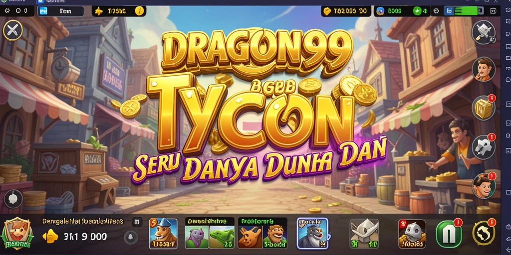 Screenshot gameplay <strong>DRAGON99</strong> yang menampilkan strategi bisnis yang menarik.
