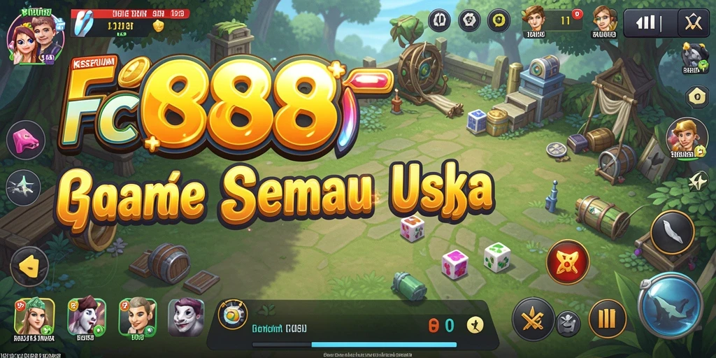Tampilan menarik dari gameplay FC888 yang seru dan santai.