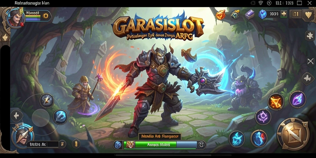 Tampilan gameplay GARASISLOT yang mendebarkan dan penuh aksi.