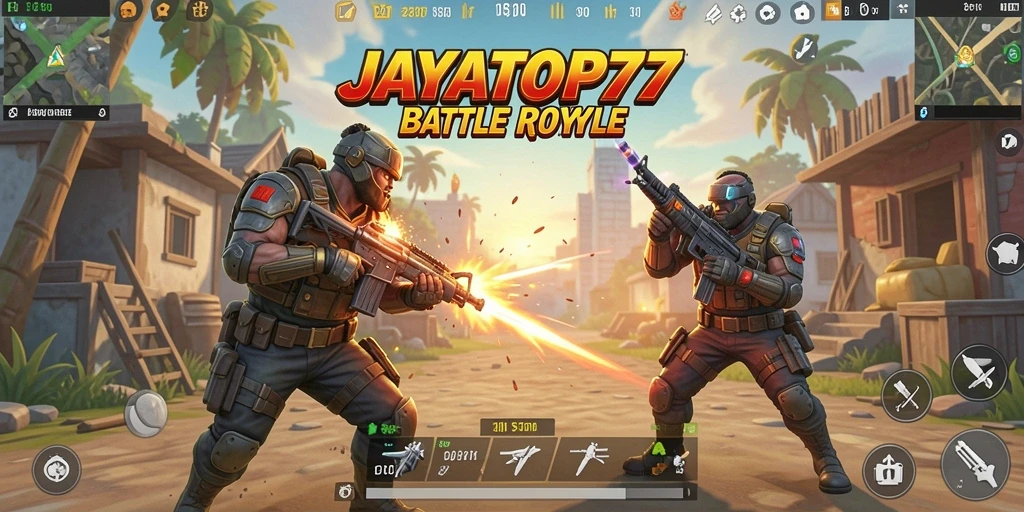 Gameplay seru dalam pertempuran Battle Royale