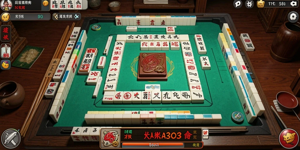 Screenshot KAKA303 menampilkan gameplay mahjong yang menarik dan seru.