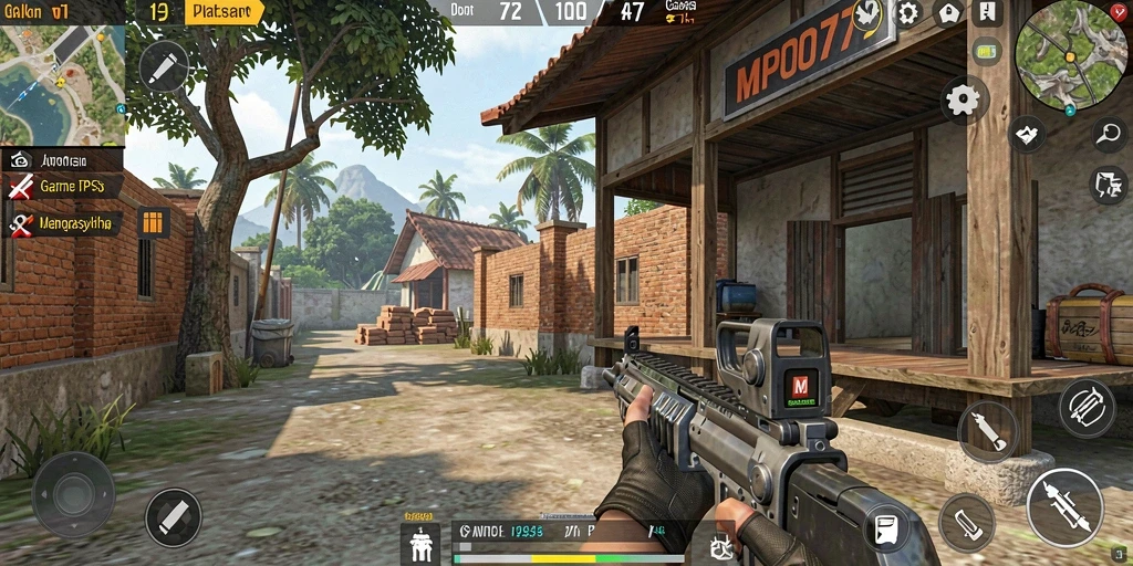 Tampilan gameplay seru dari MPO777 yang menegangkan.