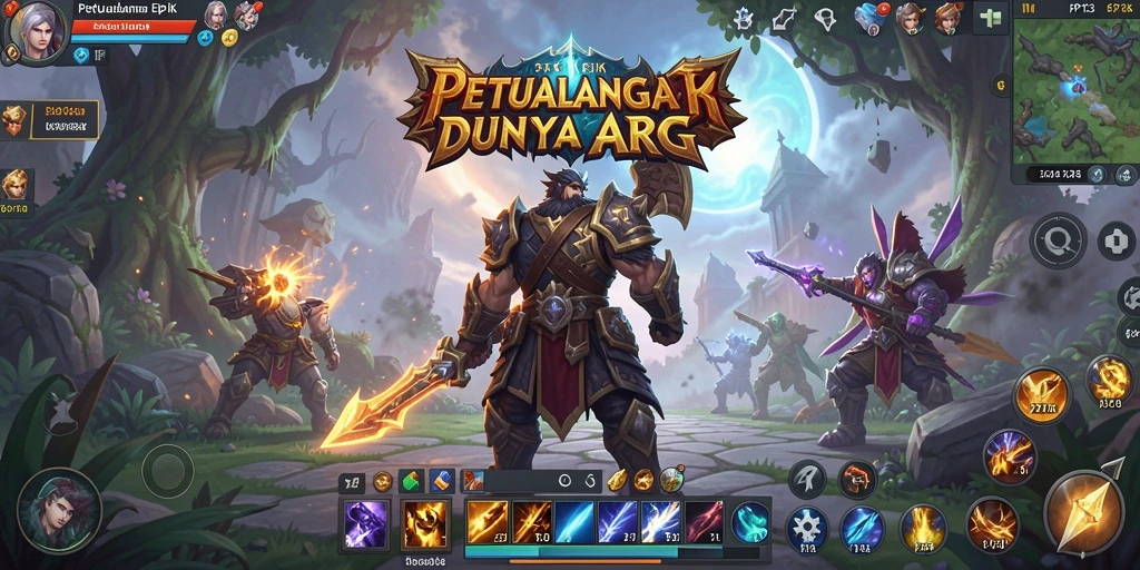 Tampilan gameplay PP123 yang mendebarkan dan penuh aksi ARPG.