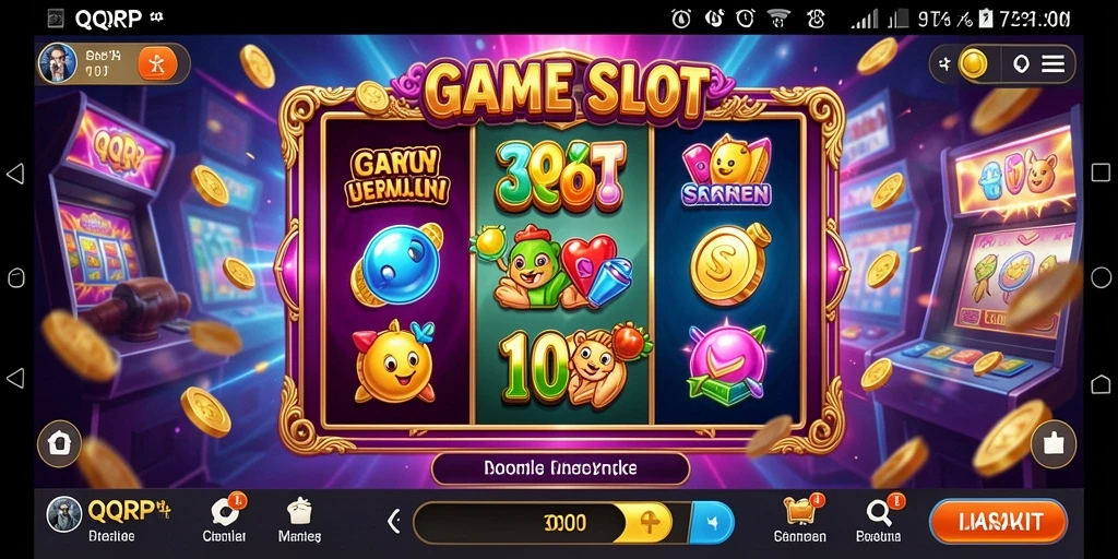 Tampilan menarik dari gameplay QQRP yang penuh warna.