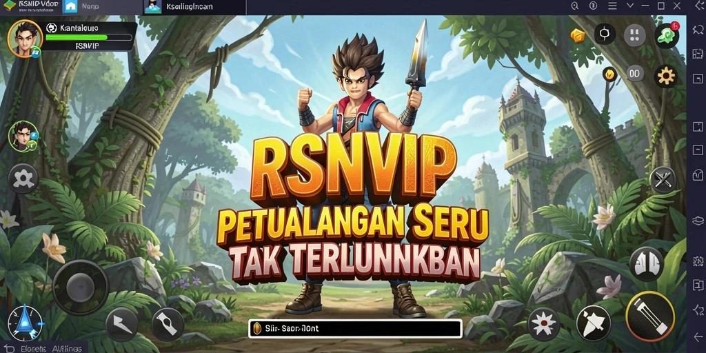 Gameplay RSNVIP menunjukkan dunia petualangan yang menakjubkan.