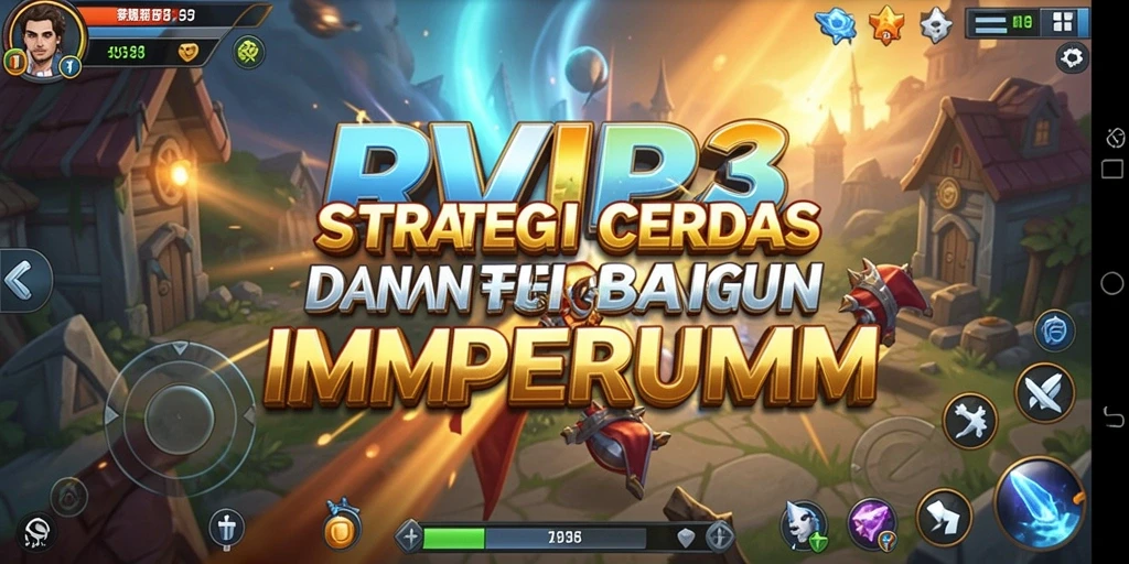 Tampilan gameplay RVIP3 dengan elemen strategi yang menarik.