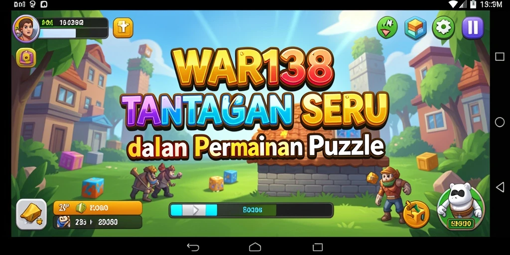 Tangkapan layar gameplay yang menampilkan tantangan dalam game Puzzle.