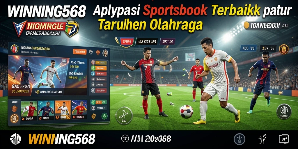 Tampilan antarmuka aplikasi WINNING568 yang menarik dan responsif.